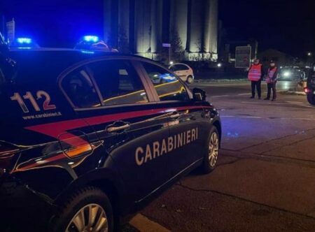 Varese: Lampi Blu a fianco del carabiniere di Rimini
