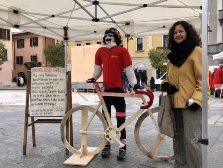 Busto: Giöbia, fuoco e fiamme per la vecchia bici