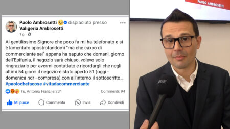 Varese: Negozio chiuso all'Epifania, ma c'è chi protesta