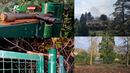 Varese: Villa Mylius, cancelli sistemati, il degrado resta