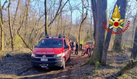 Arsago: Schianto in motocross, ferito centauro