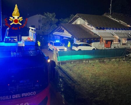 Vergiate: Incendio in una villetta di Cimbro