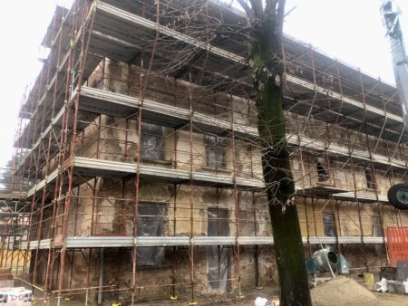 Busto: Ex oratorio di Sacconago, sopralluogo al cantiere
