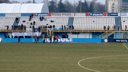 Sesto S.G.: Paura allo stadio, altro tifoso cade dagli spalti