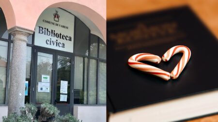 Varese: Biblioteca Civica, San Valentino in mezzo ai libri