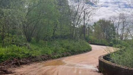Varese: Bregazzana, strada riaperta dopo l'alluvione