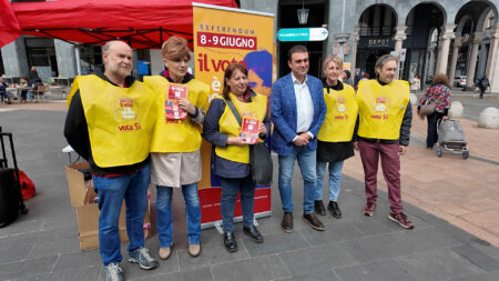 Varese: CGIL in piazza per spingere i “Sì” al referendum