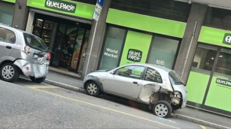 Varese: Alba in via Piave, un Cayenne fa "strike"