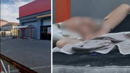 Varese: Viale Belforte, senzatetto dorme nell'ex Carrefour