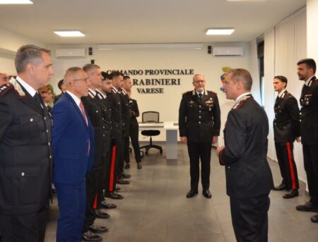 Varese: Il Generale De Riggi visita il Comando provinciale