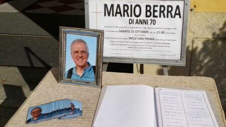 Cassano: Ultimo saluto a Berra, "La città gli deve molto"