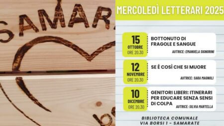 Samarate: Ai “Mercoledì letterari” il talento locale in rosa