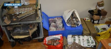 Ferno: Blitz antidroga, 500 kg per più di 4 milioni€