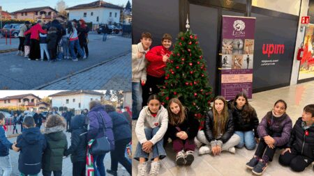 Cocquio T.: Pensilina Rossa, l’antiviolenza è un flashmob