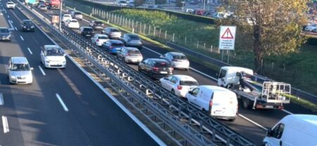 Castellanza: Doppio incidente, caos mattutino sull'Autolaghi