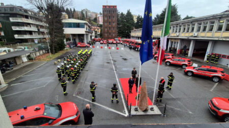 Varese: Santa Barbara, festa e cuore dei Vigili del Fuoco