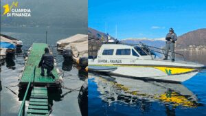 Porlezza: Pontile privato e abusivo scovato dalla GDF