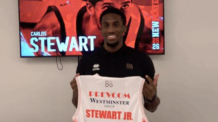 Basket: OJM, il giorno di Stewart: “Sono molto motivato”