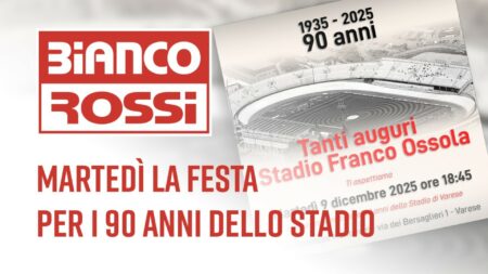 Martedì la festa per i 90 anni dello stadio Ossola - Biancorossi