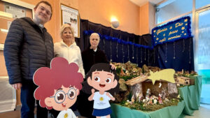 Busto: Maria Immacolata di corsa verso Gesù