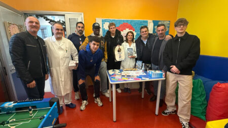 Busto: Tigrotto 1919 in ospedale coi giocatori Pro Patria