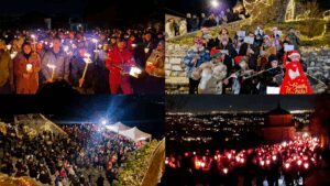 Varese: Notte di luci al Sacro Monte con 2500 fiaccole