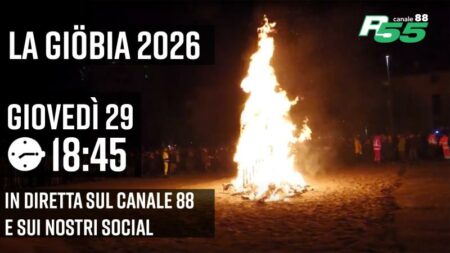 Busto: Su Rete55 la Giöbia brucia in diretta TV e social