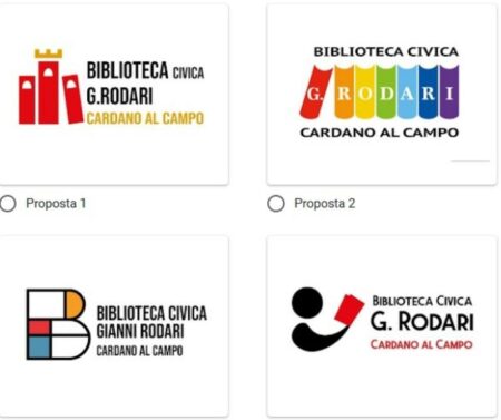 Cardano: Nuovo logo per il 50° della biblioteca, al voto