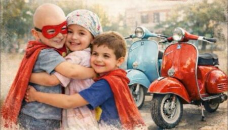 Busto: Vespa Club incontra i CuoriEroi per Bambini eroi