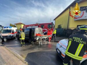 Somma L.: Incidente in Corso Europa, tre feriti