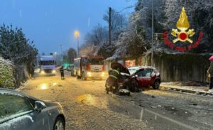 Daverio: Schianto in via Battisti, due feriti