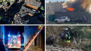 Varesotto: Incendi e infortuni, week-end di emergenza