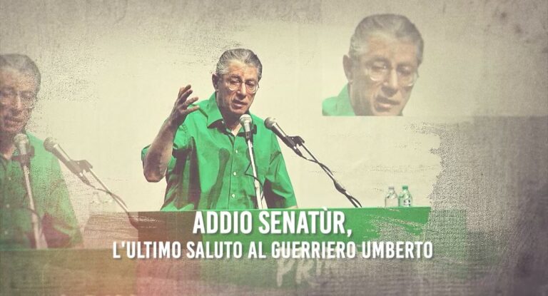 Pontida: I funerali di Umberto Bossi in diretta su Rete55