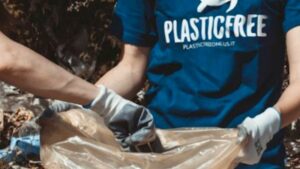 Gallarate: Plasti Free in missione, viale Milano da ripulire