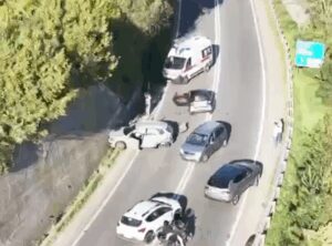 Gavirate: Schianto tra auto sulla SP1