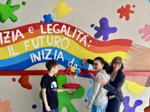 Busto: Giustizia e legalità, murales alla Bellotti