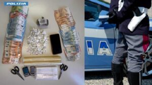 Gallarate: 100 dosi di cocaina in auto, arrestato irregolare