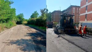 Varese: Si asfalta in via Marzorati e Valle Luna