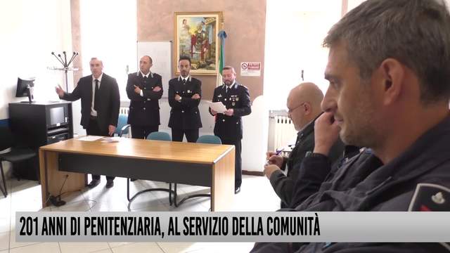 201 anni di Penitenziaria.
Al servizio della comunità