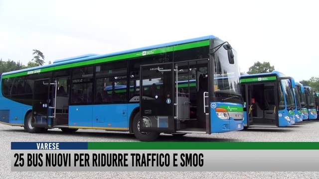 25 bus nuovi per ridurre traffico e smog