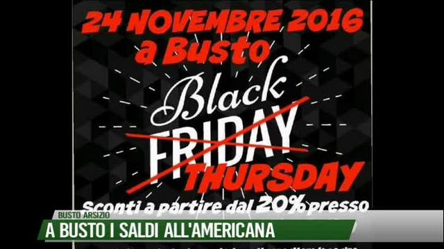 A Busto i Saldi all'americana