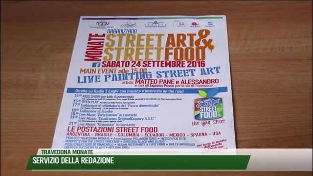 A Travedona, graffiti neon e cibo da strada