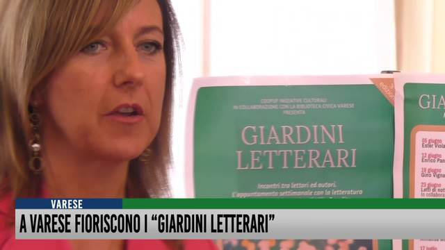 A Varese fioriscono i Giardini Letterari