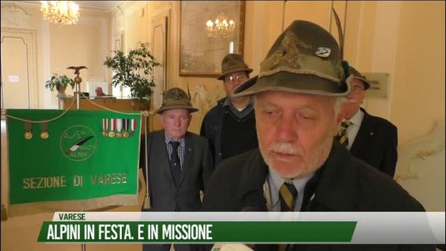 Alpini in festa. E in missione
