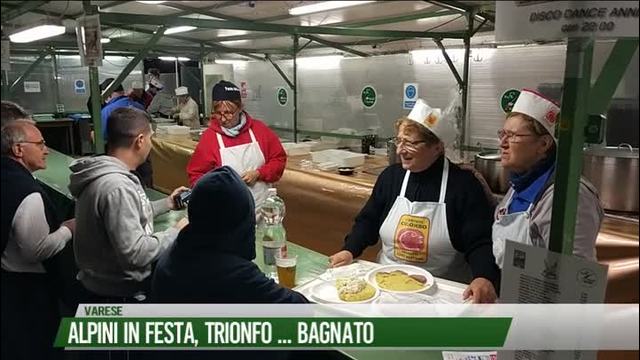 Alpini in festa, trionfo...bagnato