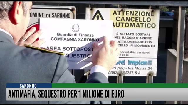 Antimafia, sequestro per 1 milione di euro