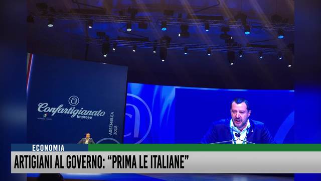 Artigiani al Governo: "Prima le italiane"