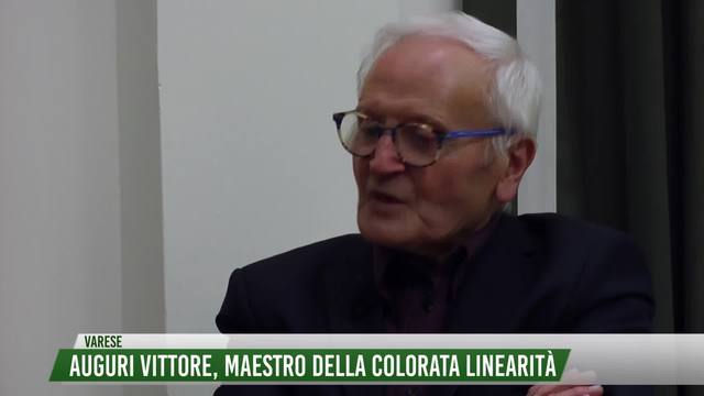 Auguri Vittore, maestro della colorata linearità