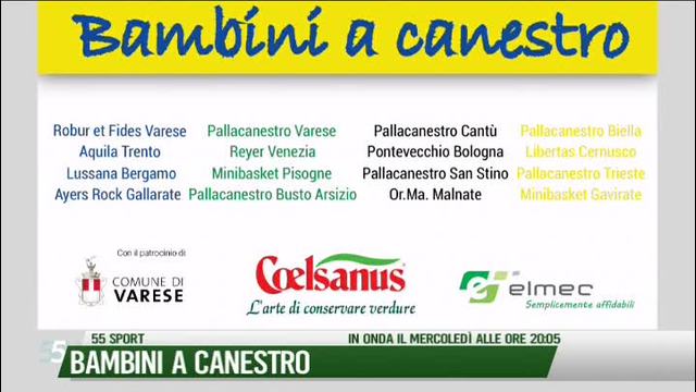 Bambini a canestro