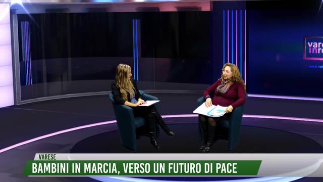 Bambini in marcia,
verso un futuro di pace